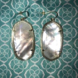 Danielle Ivory Mother of Pearl Earrings